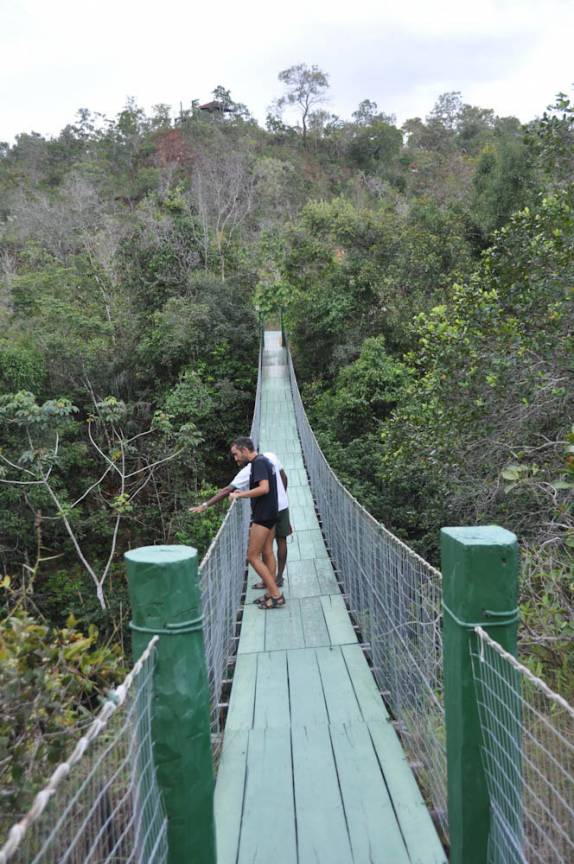 Ponte sobre o canyon da Pedra Caída, na Chapada das Mesas, região de Carolina - MA
